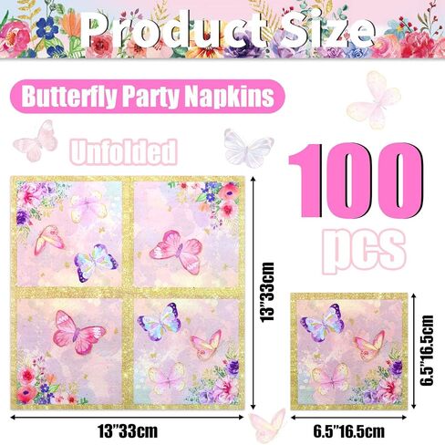 100Pcs Gender Reveal Napkins, 13 x 13 Inches Boy or Girl Baby Shower Napkins, Team Boy or Girl Napkins, Blue Pink Party Napkins for Girl Boy Baby Shower Gender Reveal Party Supplies in Kuwait