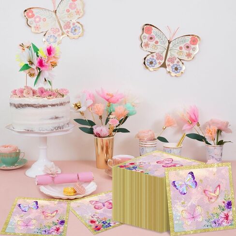 100Pcs Gender Reveal Napkins, 13 x 13 Inches Boy or Girl Baby Shower Napkins, Team Boy or Girl Napkins, Blue Pink Party Napkins for Girl Boy Baby Shower Gender Reveal Party Supplies in Kuwait