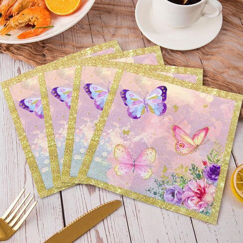 100Pcs Gender Reveal Napkins, 13 x 13 Inches Boy or Girl Baby Shower Napkins, Team Boy or Girl Napkins, Blue Pink Party Napkins for Girl Boy Baby Shower Gender Reveal Party Supplies in Kuwait