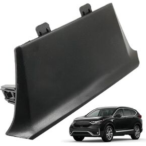 Grille Radar Sensor Cover Cap Trim Fit for Honda CRV 2017-2019 Replace HO1201100 71124TLAA00 Front Grille Trim Molding Wave Radar Sensor Cover Cap Bumper Radar Sensor Black Plastic Protector