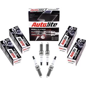Autolite APP5684 Double Platinum Automotive Replacement Spark Plugs (4 Pack)