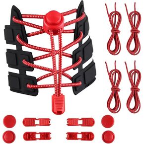 2 Pairs No Tie Shoelaces,Elastic Shoe Laces for Adults and Kids,Suitable For Sneakers, Fashion Shoes and Boots