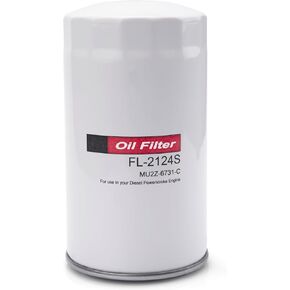 FL2124S Oil Filter Replacement for Motorcraft FL-2124S/FL-2051S, Fits many Super Duty Diesel Trucks with 6.7L Powerstroke