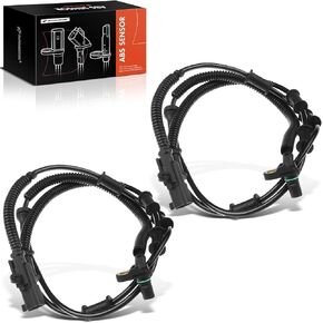 A-Premium ABS Wheel Speed Sensor Compatible with Dodge, Ram Models - Ram 4500/Ram 5500 2008-2010, 4500/5500 2013-2018 - Front Driver and Passenger Side, 2-PC Set, Replace# 68034708AB, 68034708AC