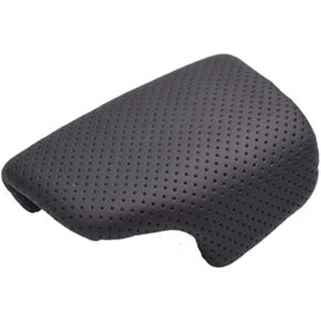 Gear Shift Knob Cover Perforated Leather Handball Shifter Handle Lever Case for Audi A4 B9 A5 Q7 Q5 2016 2017 2018 2019 (perforated leather)