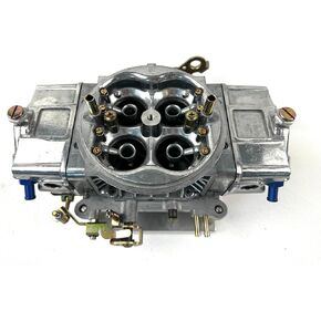 Aluminum Carburetor 750 CFM Double Pumper Mechanical Secondary 4150 (Silver)