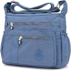 Crossbody Bag for Women Nylon Waterproof Shoulder Handbags Purse Messenger Bag Ladies Travel Bag Pocketbooks
