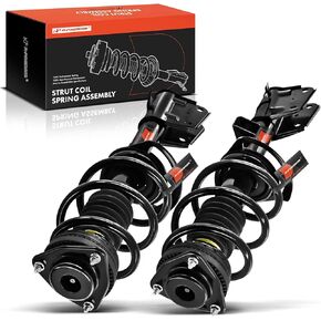 A-Premium Front Pair (2) Complete Strut and Coil Spring Assembly Compatible with Chrysler Pacifica 2017 2018 2019 2020, 3.6L, Driver and Passenger Side