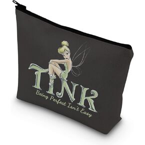 TSOTMO Fairytale Fans Makeup Bag Tink Being Perfect Isn’s Easy Bag Movie Merchandise Makeup Bag (TINK Being)