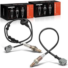 A-Premium O2 Oxygen Sensor Compatible with Honda Accord 2003 2004 2005 2006 2007 2.4L, Upstream and Downstream, 2-PC Set, Replace# SG923, REA1573