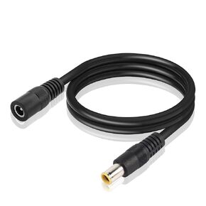 PNGKNYOCN DC 8mm to DC 5.5x2.1mm Extension Cable,14AWG DC 7909 Male to DC 5.5x2.1 Female Adapter Connector Cable for Portable Power Station Solar Generator and Solar Panel(1M/3FT)