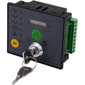 Generator Controller Board Panel With Keys 702 MS-HC Manual Start Engine Monitoring Generator Start Controller Low Oil Pressure High Engine Temperature