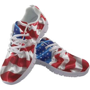 GIFTPUZZ Mens Lace Up Athletic Trainers Running Sneakers Wedge Breathable Gym Lightweight Sports Tennis Shoes