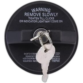 1 PC Locking Gas Cap, Lock Fuel Cap Compatible With 4Runner, FJ Cruiser, Tacoma, Tundra, Chevy Camaro, CRV, Mazda, Cadillac, GMC, Replace #77300-47020, 10504 (Black)