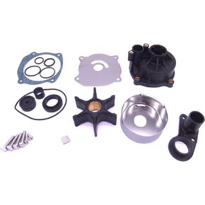Boat Motor 5001594 0390768 0392750 0395062 0434421 0391637 0393082 0395060 0435447 Water Pump Repair Kit with Housing for Evinrude Johnson OMC BRP V4 V6 V8 85-300HP Outboard Engine,for Sierra 18-3392