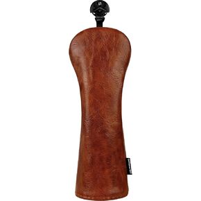 Craftsman Golf Premium Leather Brown Blade Putter Cover Headcover Magnetic Closure for Scotty Cameron Taylormade Odyssey