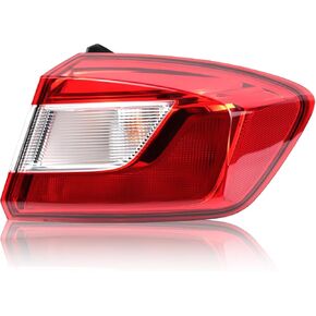 Tail Light Assembly Compatible with Chevy Cruze LS LT LTZ Premier 4-Door Sedan 2016 2017 2018 2019 Rear bending lamp Outer component (Left Driver Side)