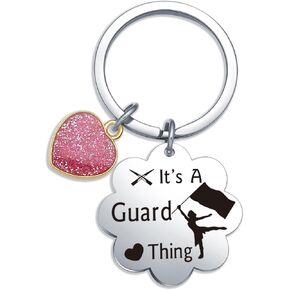 Colorguard Thank You Gifts Marching Band Keychain Color Guard Lover Jewelry