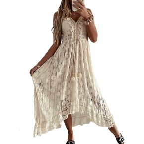 Women Sequin Embroidered Strawberry Cocktail Dress Lace Up Mesh Yarn Plunge V Neck A-line Pleated Dresses