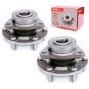 FKG 515090 Front Wheel Bearing Hub Assembly fit for 2007-2010 Hyundai Entourage, 2006-2012 Kia Sedona, Set of 2