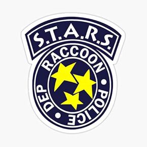 S.T.A.R.S Racoon Police Dep. Umbrella Corp Racoon City Zombie 4 Pack Stickers - Property Vinyl Decal Lower 5.56