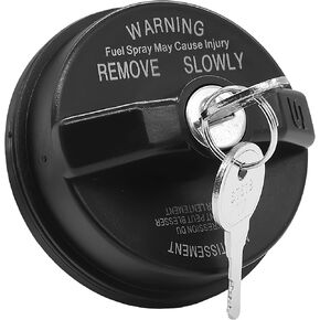 Locking Gas Cap Fuel Cap Compatible with Jeep Wrangler TJ JK Liberty Cherokee Grand Cherokee Commander Patriot, Ram 1500 2500, Dodge Journey Caravan Avenger, Replaces# 05278655AB, 5278655AB