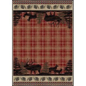 Mayberry Rug Wilderness Area Rug, 7'10"x9'10", Multi