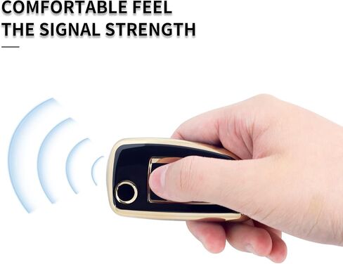 White TPU Gold Edge Key Fob Case Cover for Infiniti EX FX X G JX M Q QX Series for Nissan Altima Coupe Armada GT-R Maxima Murano Cross CABRIOLET Pathfinder Rogue in Saudi Arabia