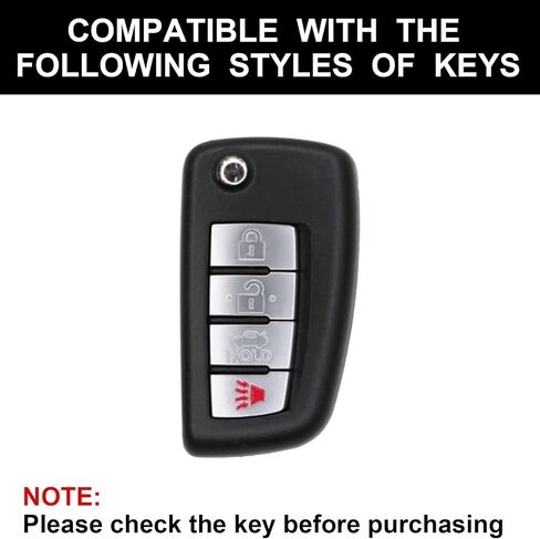 White TPU Gold Edge Key Fob Case Cover for Infiniti EX FX X G JX M Q QX Series for Nissan Altima Coupe Armada GT-R Maxima Murano Cross CABRIOLET Pathfinder Rogue in Saudi Arabia