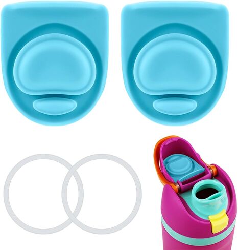 4pcs Bottle Seal Ring & Replacement Stopper for Owala FreeSip 24oz 32oz, BPA-Free Silicone O Ring Water Bottle Top Lid Replacement Parts for Owala 19oz 24oz 32oz 40oz, Gasket Plug Accessories in Saudi Arabia