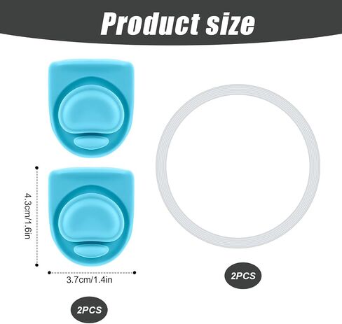 4pcs Bottle Seal Ring & Replacement Stopper for Owala FreeSip 24oz 32oz, BPA-Free Silicone O Ring Water Bottle Top Lid Replacement Parts for Owala 19oz 24oz 32oz 40oz, Gasket Plug Accessories in Saudi Arabia