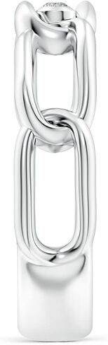 ANGARA Natural Diamond Three Stone Ring for Women in 14K Solid Gold | Birthday, Engagement, Anniversary, Wedding Jewelry Gift for Women in Saudi Arabia