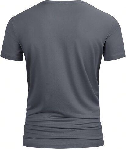 SOLY HUX Men's Letter Floral Print Graphic Tees Short Sleeve Round Neck T Shirt Tops in Saudi Arabia