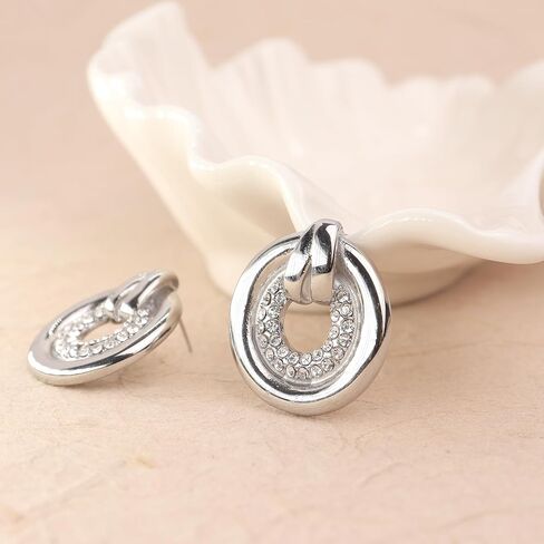 JeanBeau Chunky Gold Geometric Stud Earrings for Women, Trendy Earing Prom Jewelry Gift in Saudi Arabia