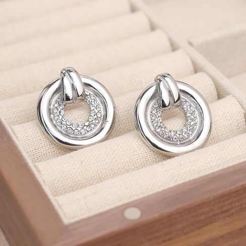 JeanBeau Chunky Gold Geometric Stud Earrings for Women, Trendy Earing Prom Jewelry Gift in Saudi Arabia