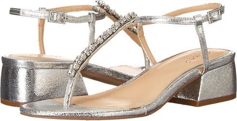 Jewel Badgley Mischka Dasha Block Heel Thong Sandals in Saudi Arabia