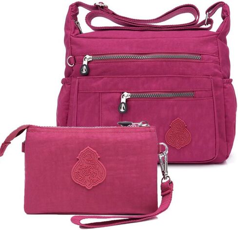 Crossbody Bag for Women Nylon Waterproof Shoulder Handbags Purse Messenger Bag Ladies Travel Bag Pocketbooks in Saudi Arabia