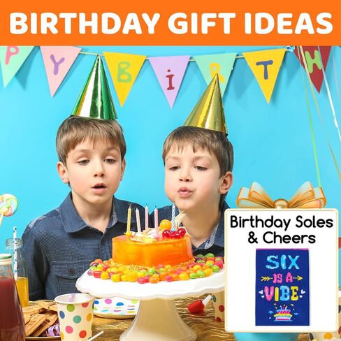 HAPPYPOP 7th Birthday Gifts Ideas Socks - Gifts for Girls Boys Age 7, Presents for 7 Year Olds, Seven Year Old Gifts for Kids in Kuwait