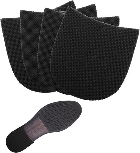 Shoe Sole Protectors, 2 Pairs Shoe Repair Replacement Kit Self Adhesive Shoe Heel Pads Non-Slip Sole Protectors Heel Shoe Grip Grips Sticker for Shoe (Black) in Saudi Arabia