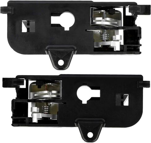 ECCPP Door Handles Interior Inside Inner Front Driver Passenger Side for 2005-2008 for Hyundai Sonata Silver(2PCS) in Saudi Arabia