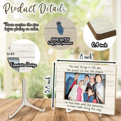 Family Photo Frame 4x6 - Family Gifts for Home, Best Family Gifts, Gifts for Family Parents Grandparents, Family Gifts for Christmas, Housewarming Gifts, Family Picture Frame in Kuwait