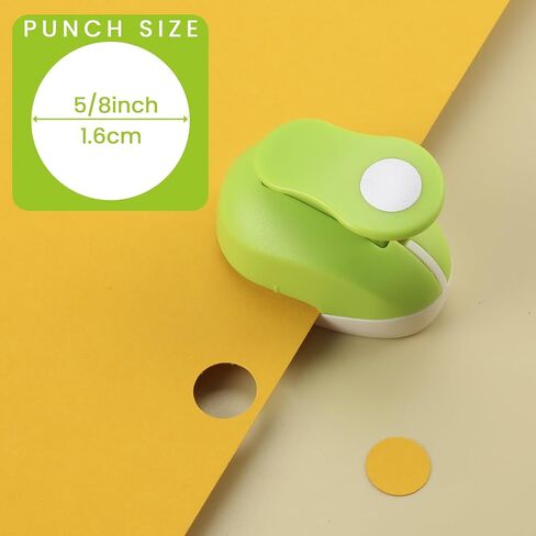 1 Inch Circle Punch, Lever Action Circle Punches for Paper Crafts, 25mm Circle Hole Punch for Scrapbooking, Card Making, DIY Photo Albums, Gift Tags, Homemade Confetti in Kuwait