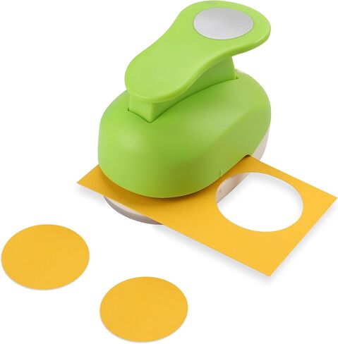 1 Inch Circle Punch, Lever Action Circle Punches for Paper Crafts, 25mm Circle Hole Punch for Scrapbooking, Card Making, DIY Photo Albums, Gift Tags, Homemade Confetti in Kuwait