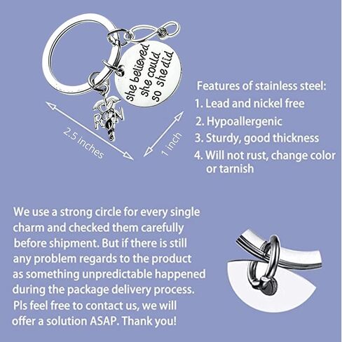 Infinity Collection - Nurse Keychain, Nurse Gift, Nursing Keychain Makes Nurses Gift in Kuwait