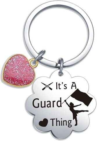 Colorguard Thank You Gifts Marching Band Keychain Color Guard Lover Jewelry in Kuwait