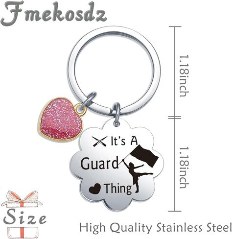 Colorguard Thank You Gifts Marching Band Keychain Color Guard Lover Jewelry in Kuwait