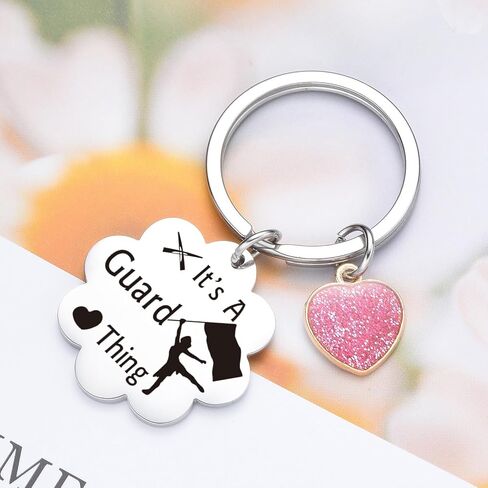 Colorguard Thank You Gifts Marching Band Keychain Color Guard Lover Jewelry in Kuwait