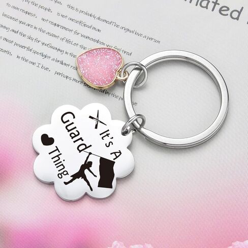 Colorguard Thank You Gifts Marching Band Keychain Color Guard Lover Jewelry in Kuwait