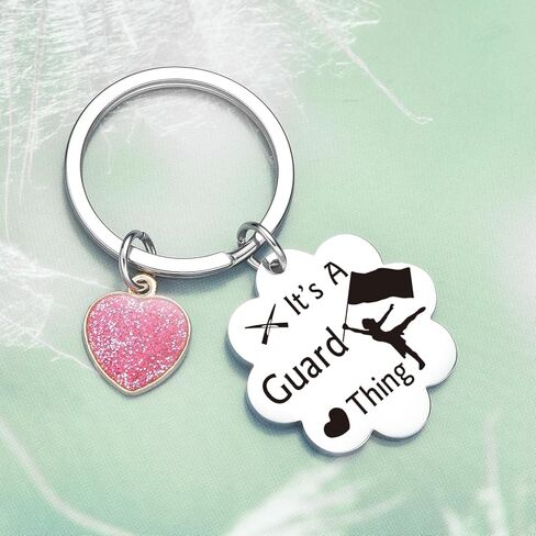 Colorguard Thank You Gifts Marching Band Keychain Color Guard Lover Jewelry in Kuwait