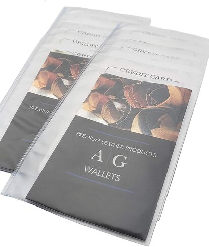 ag wallets Set of 2 Clear Premium Quality Checkbook Wallet Insert from in Saudi Arabia